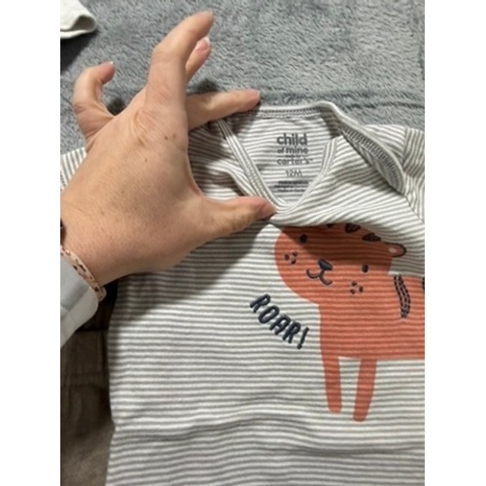 Baby Boy Clothes Bundle 12M Carters Calvin Klein Little Planet 7pc Set Bodysuits - Picture 4 of 10